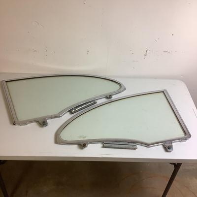 229 Original 1955 Chevy BelAir Left/Right Pair of Quarter Glass Windows