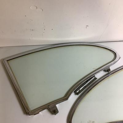 229 Original 1955 Chevy BelAir Left/Right Pair of Quarter Glass Windows