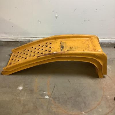 233 Set of Yellow Metal Car Ramps