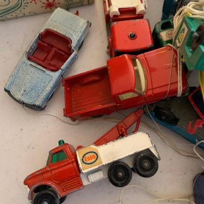 HUGE Vintage Toy Car Trucks Lot - Renwal Matchbox Lesney Lot 544