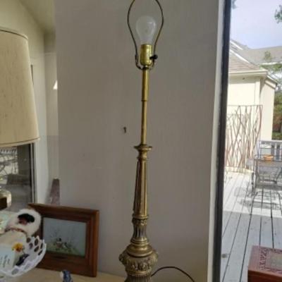 Retro brass lamp