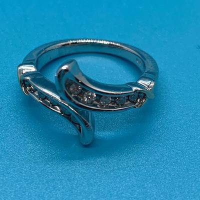 Baguette Diamond Ring 7 3/4 size