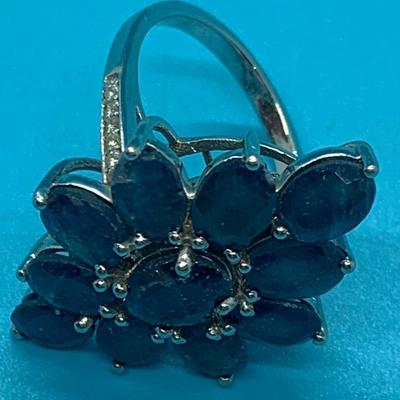 8.45 Marquise Sapphire 8 3/4 size