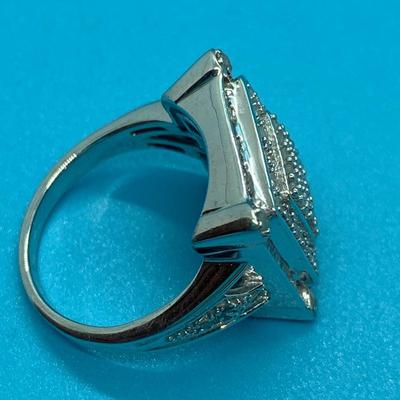 Princess Cut 1.00 ct Diamond size 8