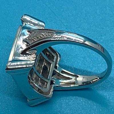 Princess Cut 1.00 ct Diamond size 8