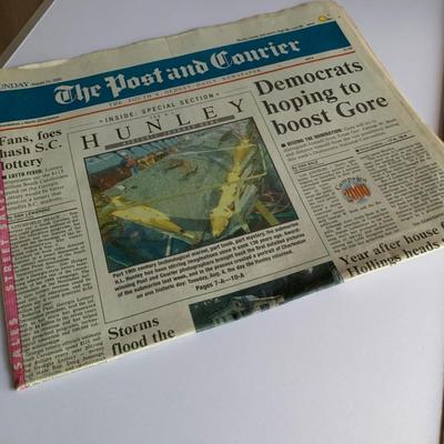Newspapers - Huntley, Space Shuttle, New Cooper River Bridge