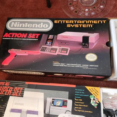Vintage Nintendo Super Nintendo 1990's Boxes Only, No Consoles