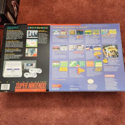 Vintage Nintendo Super Nintendo 1990's Boxes Only, No Consoles