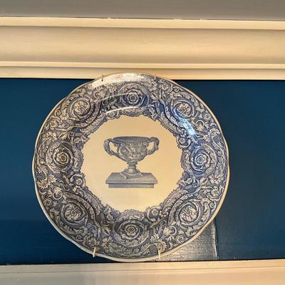 006 Set of 5 Blue and White Transfer ware Plates by Spode Blue Room Collection