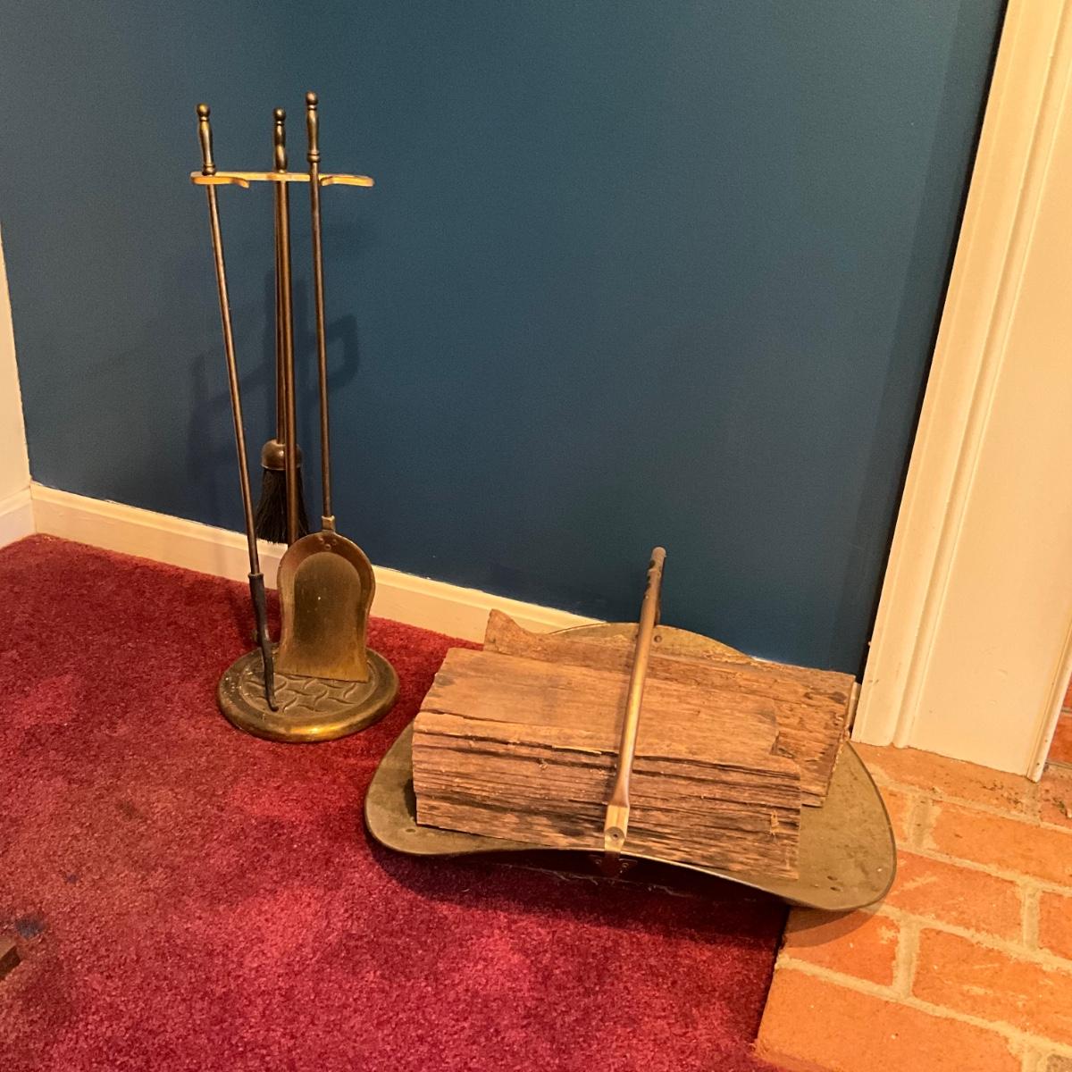 015 Brass Fireplace Accessories