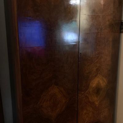 1920s walnut wardrobe 3 piece unit 1920s Walnut Wardrobe 3 piece unit