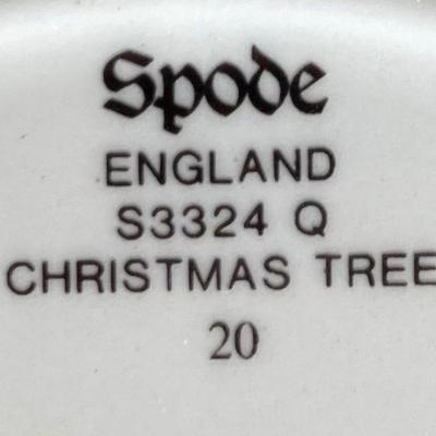 Spode England Christmas Tree China Lot Of 62 Pieces