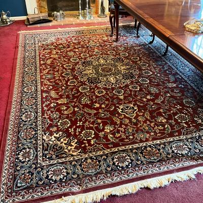034 Large 8' x 11'2" Royal Oriental Style Rug Made in Belgium