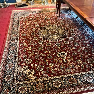 034 Large 8' x 11'2" Royal Oriental Style Rug Made in Belgium