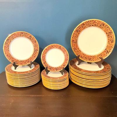 036 Set of Xavier Gold Noritake Bone China 36pc Set