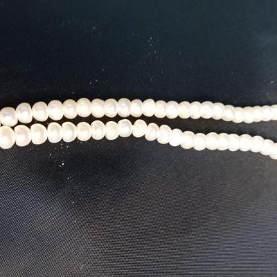 LONG GENUINE PEARL NECKLACE BY HANORA