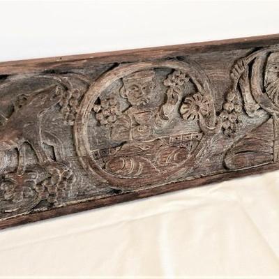 Lot #15  Decorative Carved Board - Asian Styling