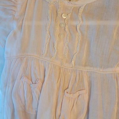 Lot 76: Vintage Little Girl Dresses, Robe & Coat