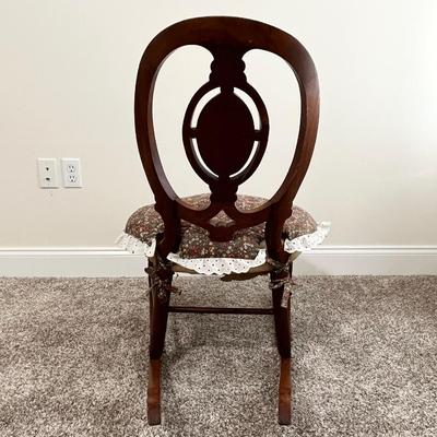 Grandmaâ€™s Antique Solid Wood Rocking Chair
