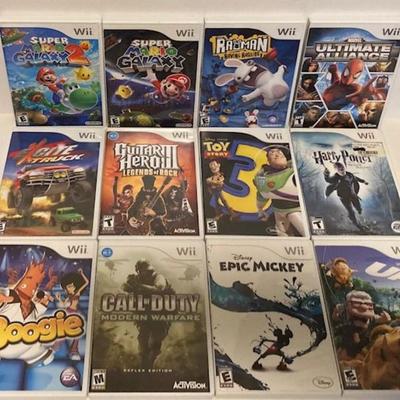 Lot Of 12 Nintendo Wii Games