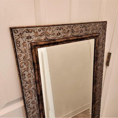 Lot #30  Contemporary Decorative Wall Mirror - Metal Frame