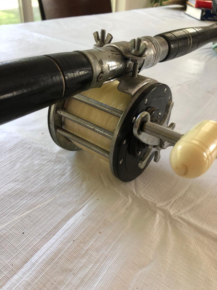 “Penn 67 Long Beach” deep sea rod plus 3 additional rods and reels