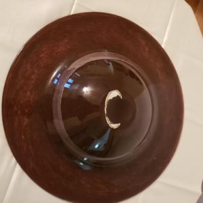 Murano glass center bowl