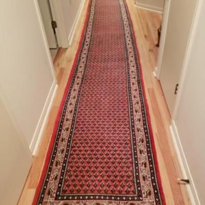 Old Persian Sarouk rug with appraisal