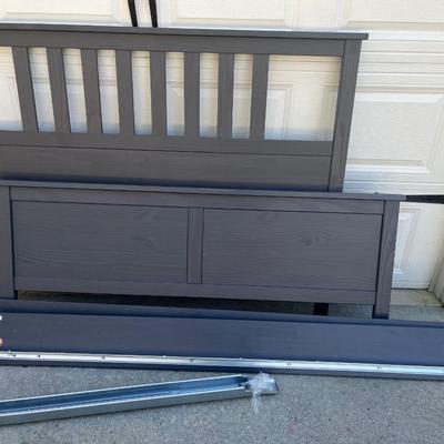 Ikea Queen Size Dark Gray Head Board 65