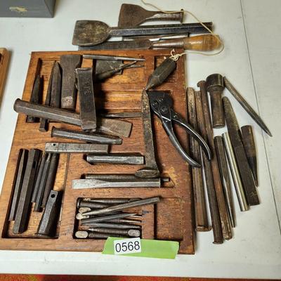 Large Lot Vintage Hand Tools with Tray