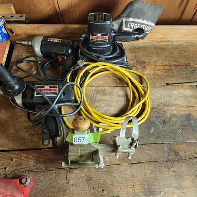Lot Power Tools Craftsman Drills , Sander, Babco No. 200 Jig Saw