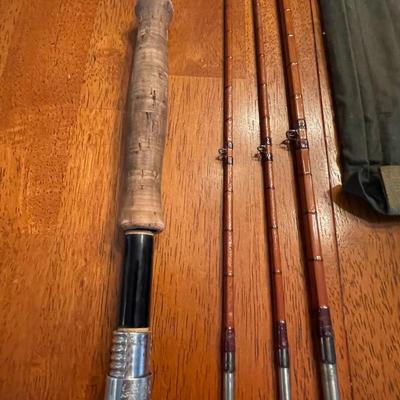 Antique Hardy Brothers Bamboo Fly Rod - Alnwick England