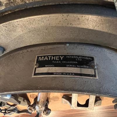 MATHEY Beveling Machines**READ DESCRIPTION