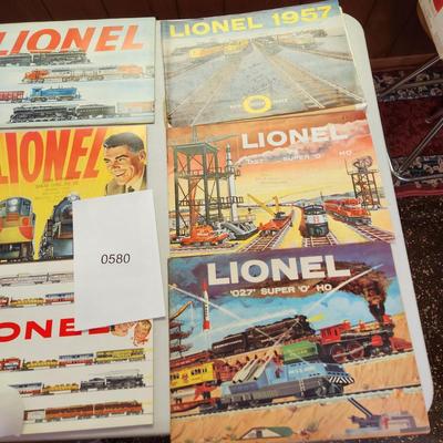 Lionel Train Catalogs 1940's and 1950's     Lot 580