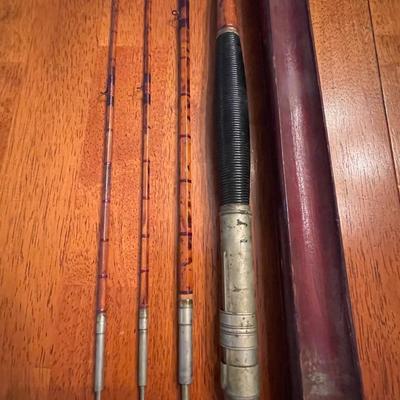 Antique / Rare Trowbridge, Boston bamboo fly rod