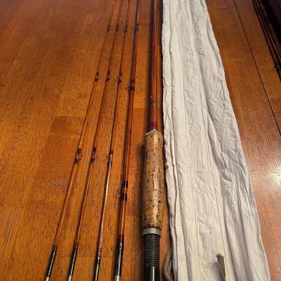 Vintage Montague bamboo fly rod