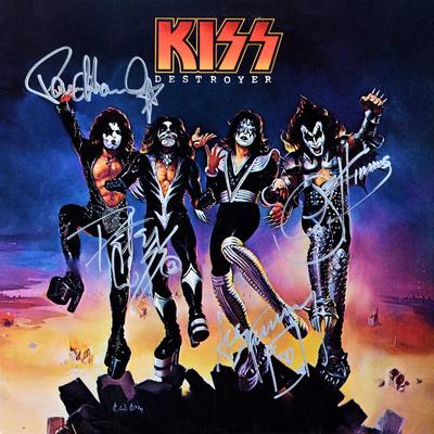 Kiss signed Destroyer album