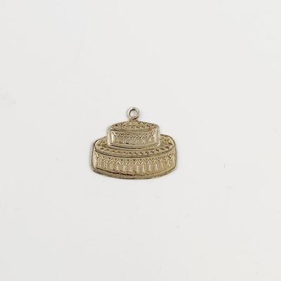 STERLING CAKE CHARM