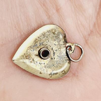P & B STERLING HEART DIAL COLLECTABLE CHARM