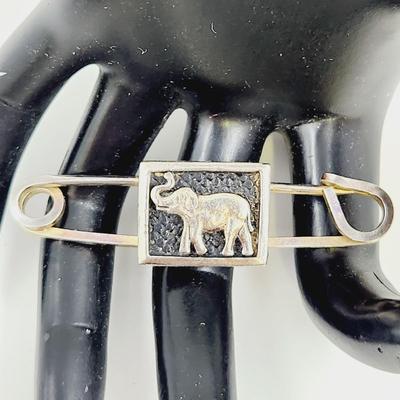 . 925 STERLING ELEPHANT PIN