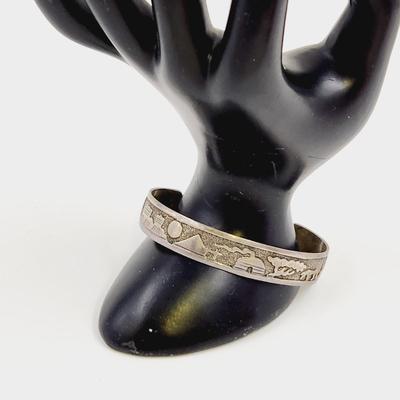 BEAUTIFUL STERLING NATIVE AMERICAN BRACELET