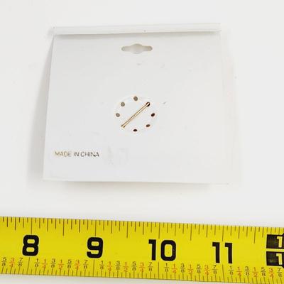 COLOR MATES PAINTED ENAMEL DRESS SHOE BROOCH