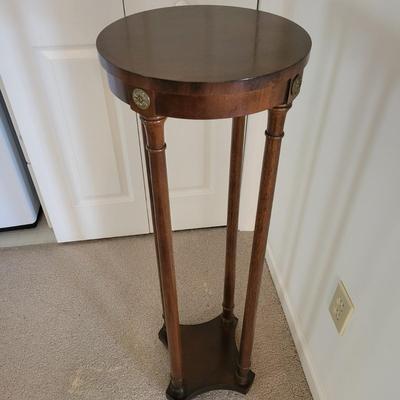 Baker Furniture Tall Wooden Plant Stand (LR-DW)