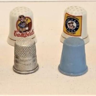 Lot #50  Lot of 16 Thimbles