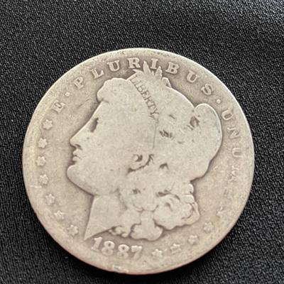 1887-O MORGAN LIBERTY SILVER DOLLAR