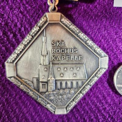 1973 BINGEN GERMAN VOLKSMARCH MEDAL - #2