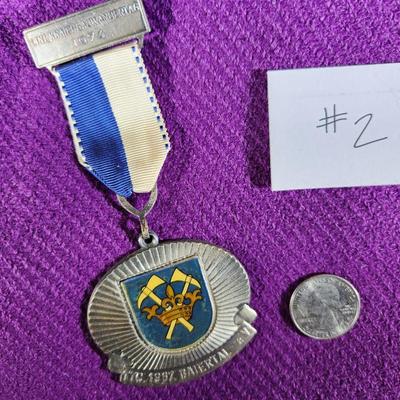 1974 KRAICHGAU GERMAN VOLKSMARCH MEDAL - #2