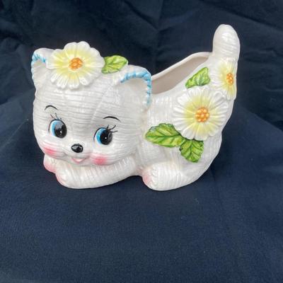 LEFTON CUTE KITTY PLANTER