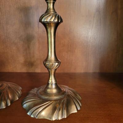 Collection of Brass Candle Holders, Easels and More (LR-DW)