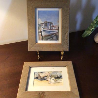 1760 Original Framed Watercolors Local Artist